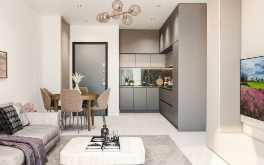 İskele Long Beach 1+1 60 m2, 2+1 75  m2