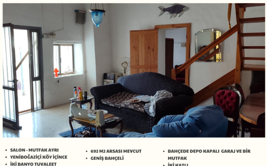 YENİBOĞAZİÇİNDE SATILIK 3+1 MÜSTAKİL EV